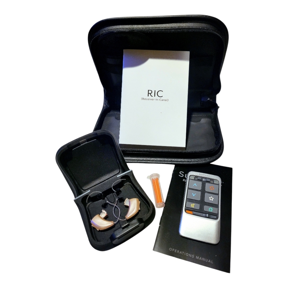 Starkey RIC Series Z Hearing Aids w/Surflink.